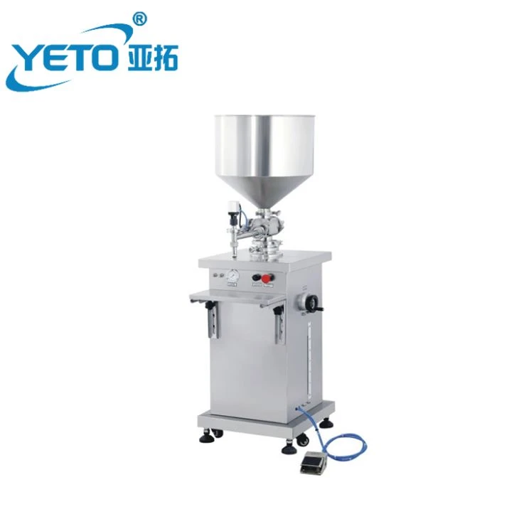 Machine de remplissage de tube à pâte à piston vertical en acier inoxydable