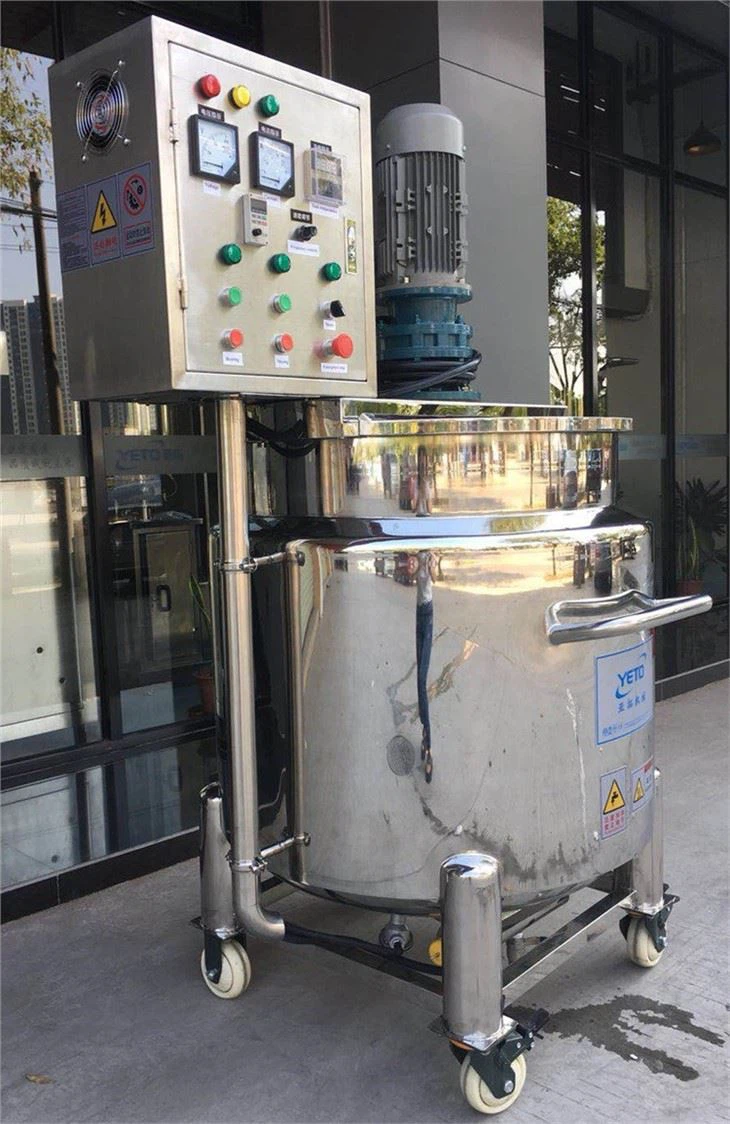 Liquid Soap Products Three Layer Heating Blending Mixer without Homogenizer
